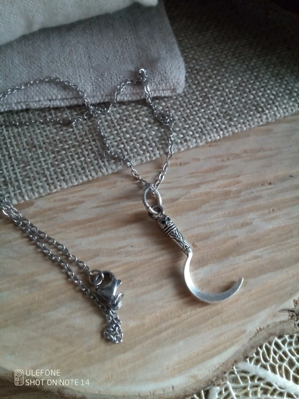 Collar vikingo plateado – photo 2
